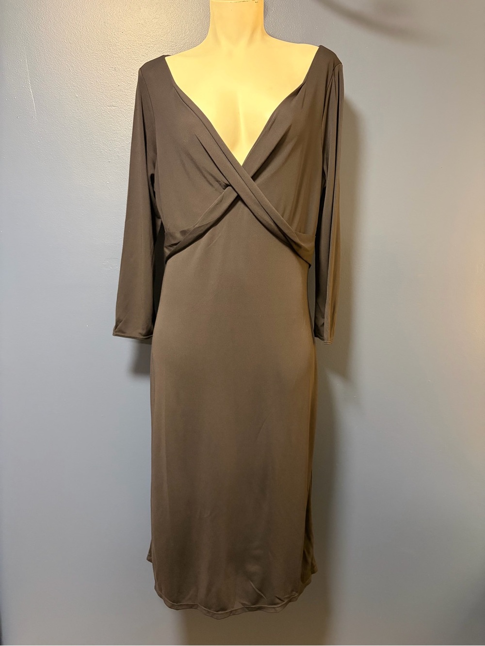 Ann Taylor navy faux Wrap Dress